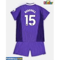 Tottenham Hotspur Lucas Bergvall #15 3rd trikot Kinder 2026-27 Kurzarm (+ Kurze Hosen)